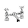 Bristan Hartlebury Deck Mounted Bath Mixer Tap and Ex Display 1 Hole Basin Mixer in Chrome THRC07