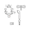 Roca Vectra Single Lever Wall Mounted Shower Mixer with Lever and Kit Chrome Plated 1/2" 5A2061C00