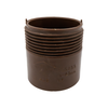 Polypipe ABS Solvent Weld Brown Male Iron Adaptor 40mm WS47BR