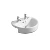 Ideal Standard Concept Sphere 55cm Semi Countertop Basin - Two Tapholes E792201