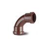 Polypipe Push Fit Brown 92.5 Degree Swept Bend 40mm WP14BR