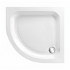 Just Trays Merlin Quadrant Shower Tray 800mm 2 Upstands 50 Radius