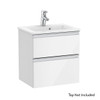 Roca The Gap Washbasin and Vanity Unit  500 x 380mm in Gloss White A851494806