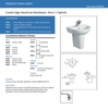 Ideal Standard Create Small Semi Pedestal in White E301601