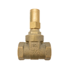 Hattersley Fig 30 LS DZR Gate Valve  F x F 1/2"  with Monument 4 Way Key
