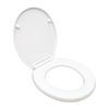 Qualitex Valero Soft Close Toilet Seat in White Seat1