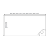 Just Trays Ultracast Shower Tray 1200 x 800mm with 4 Upstands
