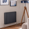 Vogue Astute Double Horizontal Radiator 1124 x 600mm in Anthracite DR036DP