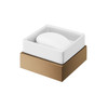 Abacus Pure Soap Dish and Holder in Brushed Bronze ACBX-203-2202