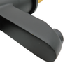 Chipped Niagara Camden Bath Pillar Taps in Matt Black 9007BL