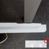Chipped Sottini Largo 1700mm Bath Front Panel in White E692501