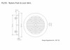 Rytons Circular Push and Lock Vent 83mm Diameter Pack of 10 PL235