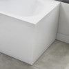 Scudo Waterproof Bath End Panel 700 mm in White Gloss ENDPANEL001