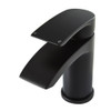 Highlife Coll Basin Mixer with Click Waste in Black 17213B