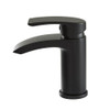 Highlife Coll Basin Mixer with Click Waste in Black 17213B