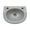 Marked Armitage Shanks Sandringham 21  Handrinse Basin 350 mm 2 Tap Hole S815001