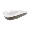 Abacus Vessini Opaz 550 mm Square Washbasin with 1 Tap Hole 517555SF