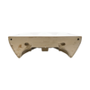 Abacus Vessini Opaz 550 mm Square Washbasin with 1 Tap Hole 517555SF