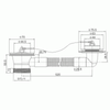 Pura Combination Bath Waste and Overflow with Plug and Chain in Chrome BW104
