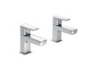 STH Westco Caja Pair of Basin Pillar Taps in Chrome 4E1290