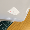 Flawed James Hargreaves Vital 550 mm Washbasin with 2 Tap Holes and Chainstay  VIT004
