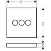 Hansgrohe Showerselect Concealed Divertor Valve  for 3 Outlets 15764000