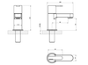 STH Westco Strata Wall Mounted Single Lever Basin Mixer in Chrome 4E1057