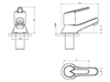 STH Westco Araya Pair of Basin Pillar Taps in Chrome 4S1251