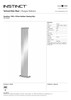 Vogue Serenade Vertical Designer Radiator 1200 x 252 mm in White
