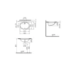 Vitra S20 Undercounter Washbasin 520 x 390 mm in White 6069-003-0012