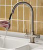 Clearwater Loreto Mono Pull-Out Kitchen Sink Mixer in Brushed Nickel LOR20BN