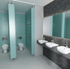 Leccio Atlas 400 mm Semi Recessed Basin with 1 Tap Hole ASWHGSR40BA1
