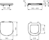 Ideal Standard Short Projection Tempo Toilet Seat and Cover T679901