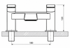 Francis Pegler Cascada Bath Filler 2 Tap Hole in Chrome 922028