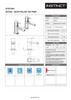 STH Westco Strata Pair of Bath Pillar Taps in Chrome 4E1054
