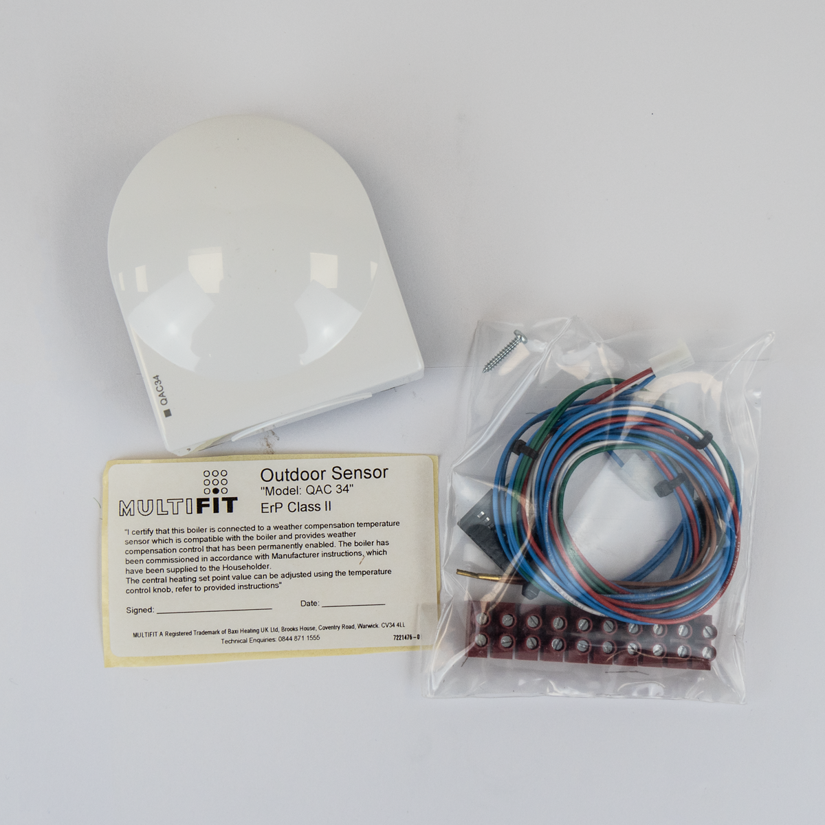 Temperature Sensor Baxi Outdoor Sensor Baxi Combi 80 Eco