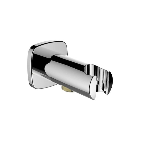 Laufen City Wall-Mounted Hand Shower Outlet with Holder in Chrome 3.6398.004.162.1