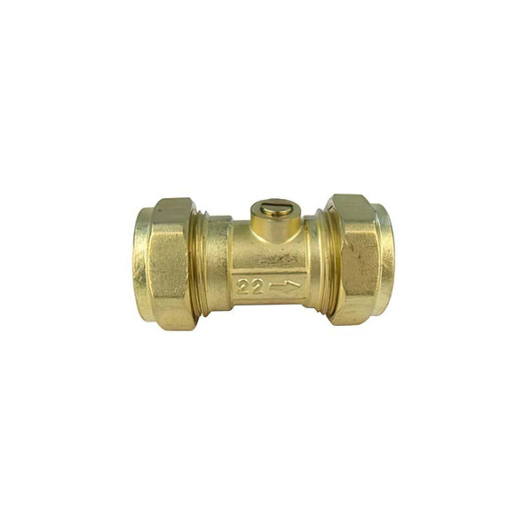 Ravenheat 22mm Straight Ballofix Valve 50003 1841769