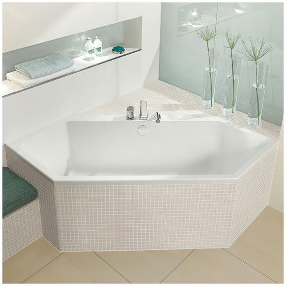 V&B Acrylic Hexagonal Bath (1900 x 800mm) UBA190SUB6V-01