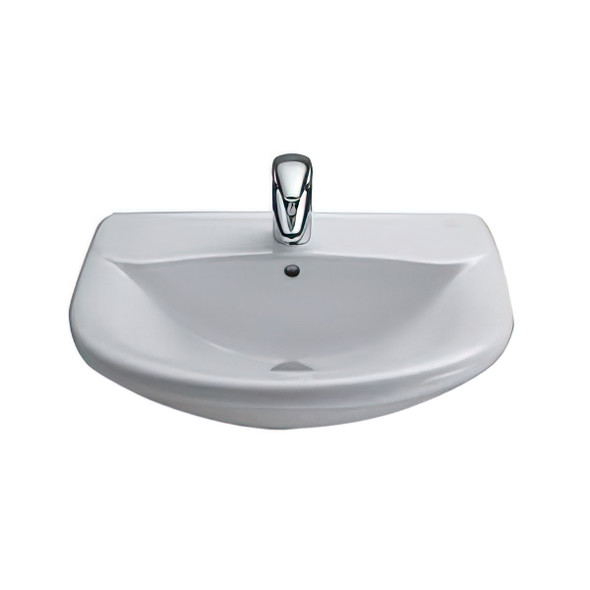 Roca Giralda 1TH White Basin 630mm and Full Pedestal 327462000 + 337461000