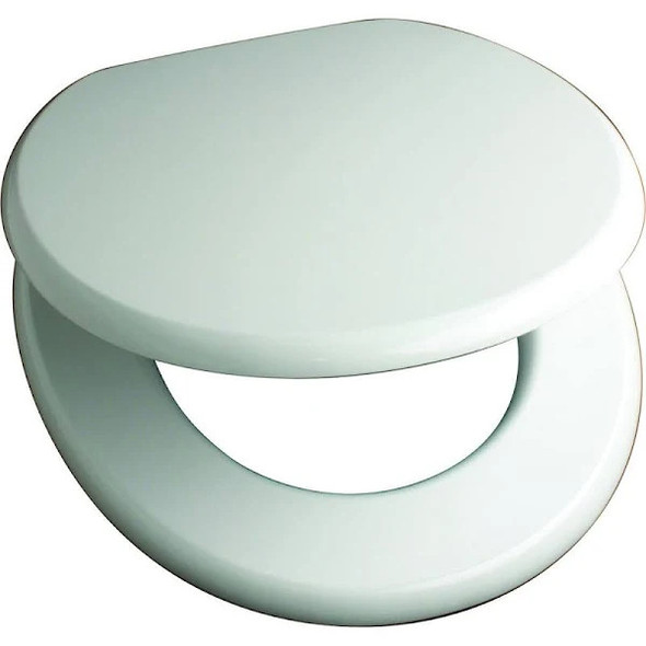 Roper Rhodes Nova MDF Seat and Cover White with Plastic Hinges         8040WP