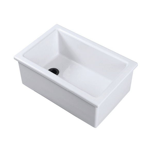 Shaws of Darwen Larch Ceramic Sink 595 x 380mm No Overflow LB0400010