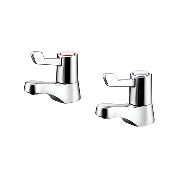Armitage Shanks Chrome Plated Sandringham Single Lever Bath Taps 1/4'' in Pairs    S7097AA