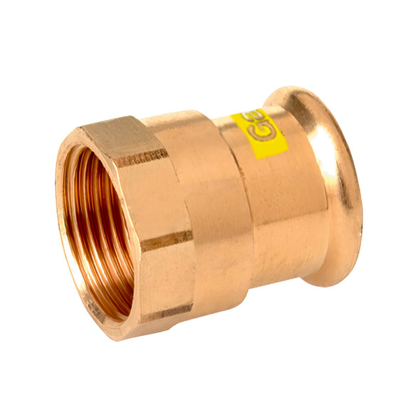 M-PRESS Copper-gas 15mm x 1/2'' Straight Adaptor Female    7902015012