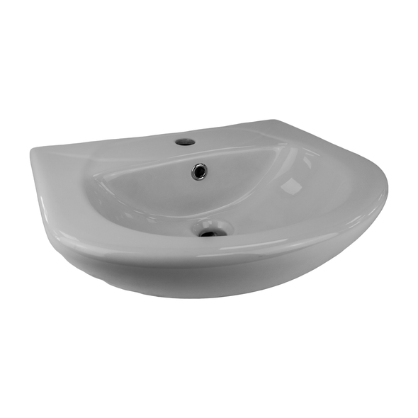 Eastbrook Type 550mm Semi-Recessed Washbasin (1TH) 27.0891