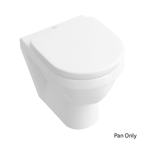 V&B Omnia Architectura Compact 355 X 480mm Wall Hung Pan White - 5682.10.01