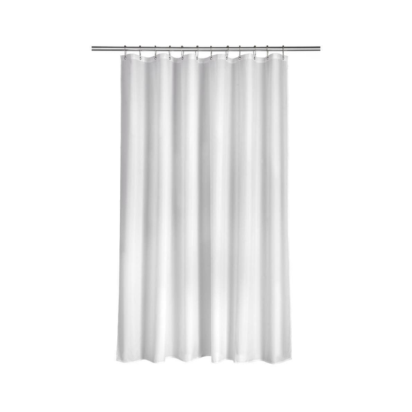 Neaco 4oz Weighted Shower Curtain (12 eyelet) 3000x2000mm Drop White  SC1001