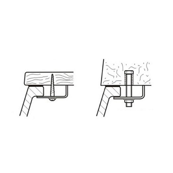 Armitage Shanks Under Countertop Basin Fixing Clips (Set of 6)   S911867