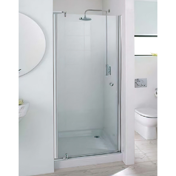 Mira Flight SFE Alcove 760mm Pivot Door Only Silver Clear  108010