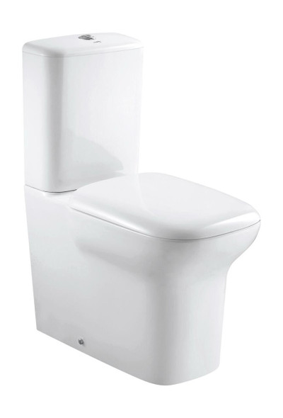 Imex Pura Grace Comfort Height Closed Back Toilet and Slim Soft Close Seat in White INSLO001F + INSLO002 + INSLO004SLIM| C10134 + T10134 + GRSL10134SCQR